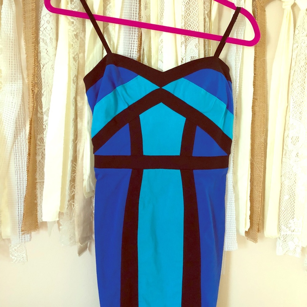 New dress. Bodycon. Tight. Sweetheart neck